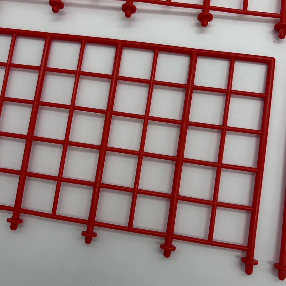 Vintage Galoob WCW Wrestling Ring Cage Parts Sides Only 1990s Toy Red - Picture 4 of 7